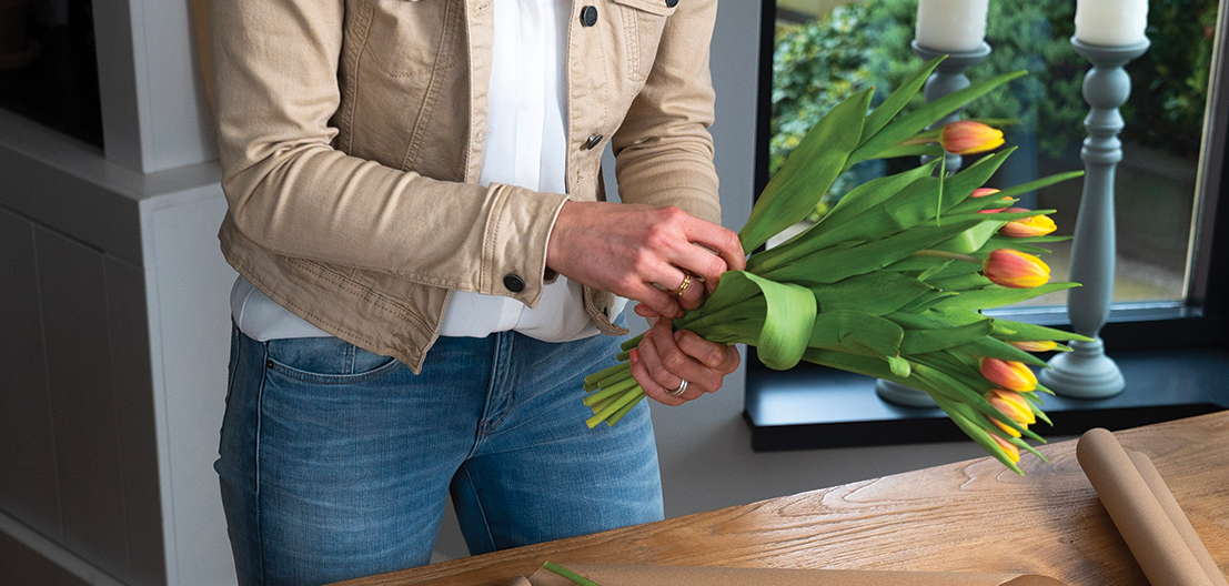DIY 1 - Pak je bostulpen in zoals een echte bloemist