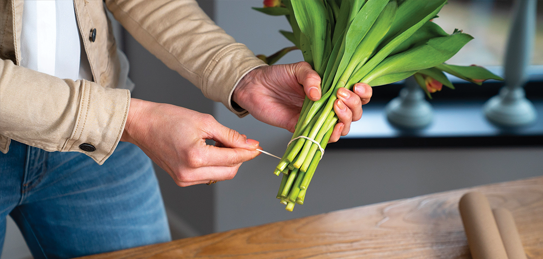 DIY 1 - Pak je bostulpen in zoals een echte bloemist